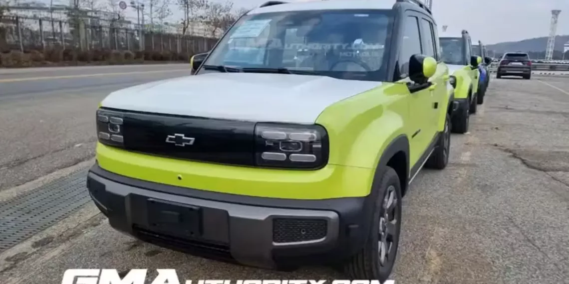 chevrolet spark euv activ flagra Chevrolet Spark EUV: O Elétrico Popular Que Promete Revolucionar o Mercado Brasileiro