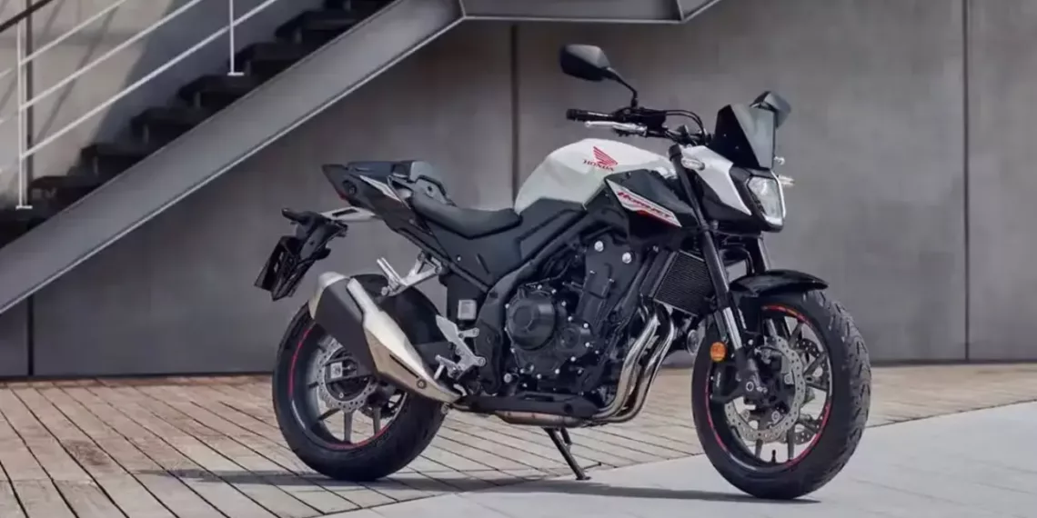 honda cb 500 hornet estatica cp Honda Hornet retorna ao Brasil após 10 anos com novo visual e tecnologia atualizada