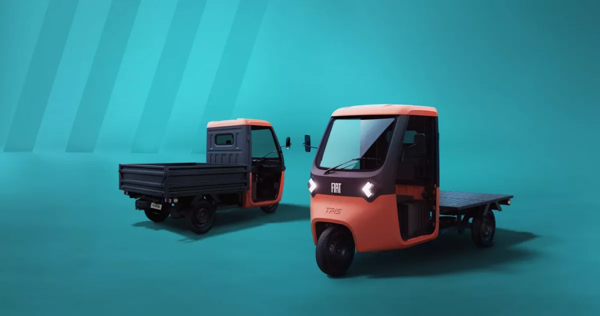 FIATProfessionalTRIS O futuro da mobilidade é pequeno e tem três rodas: conheça o Fiat TRIS elétrico