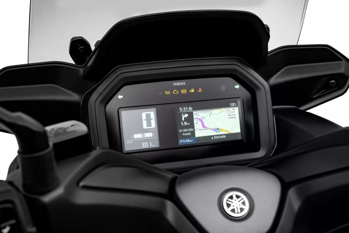 yamaha xmax 300 connected 2026 painel É oficial! Yamaha XMax 300 2026 chega ao Brasil com novo motor, mais tecnologia e preço competitivo
