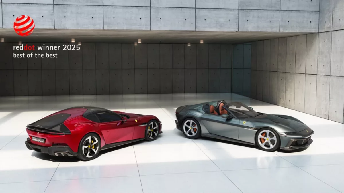 RedDot2025 12CILINDRI 1024x768 2048x1152 1 Ferrari conquista prêmio máximo de design e reforça domínio absoluto no Red Dot Award