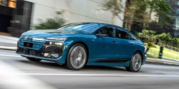 audi a6 sport 4 udi A6 Sportback e-tron chega ao Brasil com foco em aerodinâmica e luxo elétrico