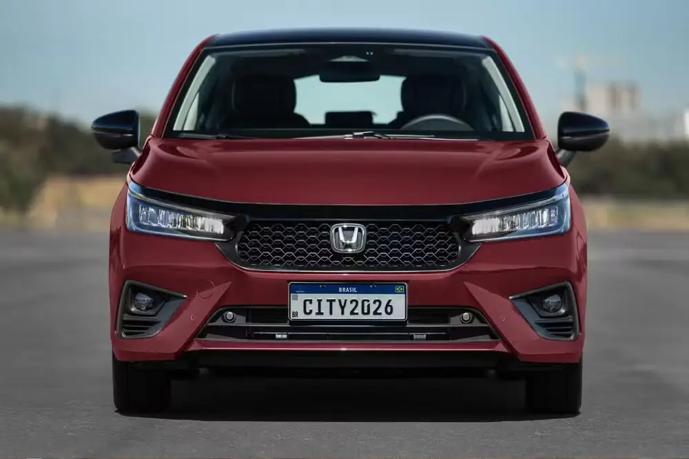 honda city touring sport 2025 frente estatica Honda City Touring Sport estreia como topo de linha e aposta em apelo esportivo