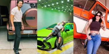 montagem carros sertanejos Sertanejos e seus carrões: os veículos milionários que dominam as redes sociais