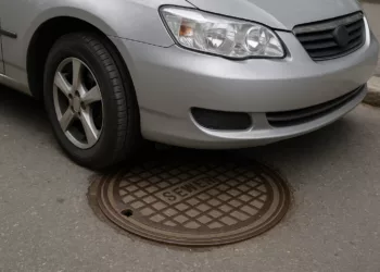 assets task 01k571vrr2ephawwt6xvtkd53g 1757952295 img 0 Posso parar o carro sobre um bueiro? Entenda os riscos e a legalidade da prática