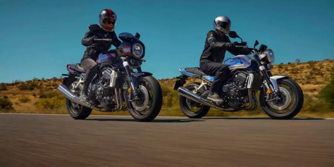 Honda CB 1000 F 2026 cp Honda CB1000F estreia com visual retrô e performance inspirada na Fireblade