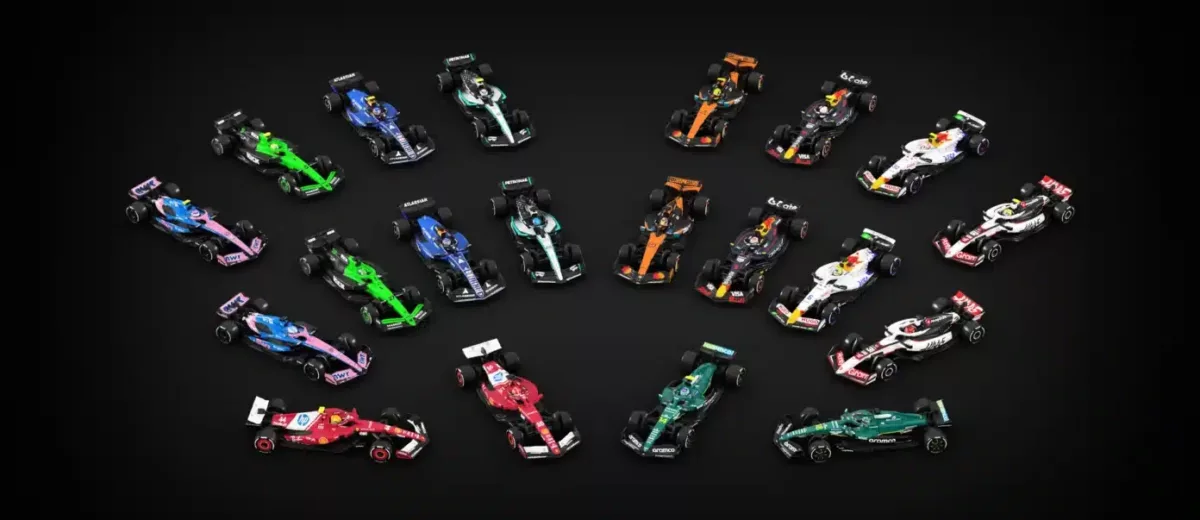 hot wheels formula 1 1392x603 1 Hot Wheels lança coleção completa da Fórmula 1 com miniaturas da Ferrari e Aston Martin